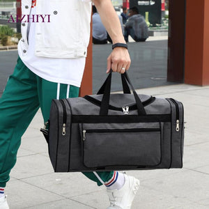 Unisex Waterproof Men Sports Gym Bags New Leisure Yoga Fitness Shoulder Women Handbags Large Capacity Nylon Portable Travel Bags