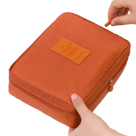 New Travel Men Women Cosmetics Toiletries Storage Case Pouch Packing Organizer Portable Wash Cosmetic Bag Travel Accessories