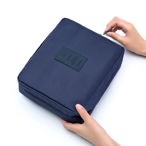 New Travel Men Women Cosmetics Toiletries Storage Case Pouch Packing Organizer Portable Wash Cosmetic Bag Travel Accessories