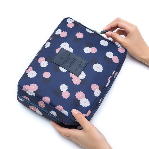 New Travel Men Women Cosmetics Toiletries Storage Case Pouch Packing Organizer Portable Wash Cosmetic Bag Travel Accessories