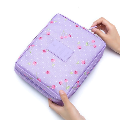 New Travel Men Women Cosmetics Toiletries Storage Case Pouch Packing Organizer Portable Wash Cosmetic Bag Travel Accessories