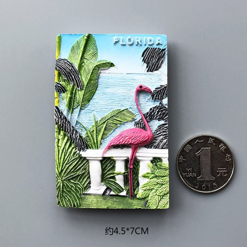 Country Fridge Magnets France Florida Flamingo Iceland Dutch Florence Fridge Magnet Sticker World Travel Souvenir Magnetic