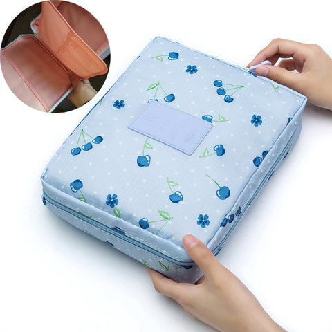 New Travel Men Women Cosmetics Toiletries Storage Case Pouch Packing Organizer Portable Wash Cosmetic Bag Travel Accessories