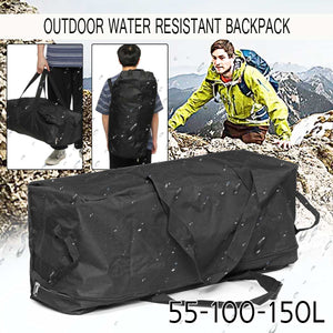 Large Travel Duffel Bag 55L 100L 150L Capacity Travel Duffle Bags Foldable Bag Shoulder Strap