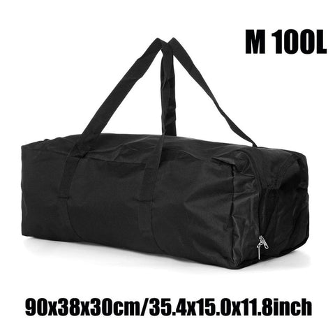 Large Travel Duffel Bag 55L 100L 150L Capacity Travel Duffle Bags Foldable Bag Shoulder Strap